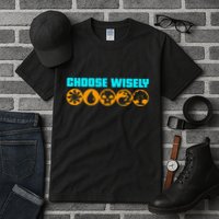 Choose Wisely Gamer M.A.N.A Symbols Gathering Magic Tall T-Shirt