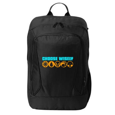 Choose Wisely Gamer M.A.N.A Symbols Gathering Magic City Backpack