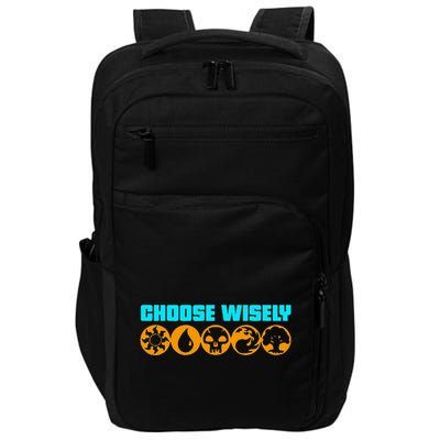 Choose Wisely Gamer M.A.N.A Symbols Gathering Magic Impact Tech Backpack