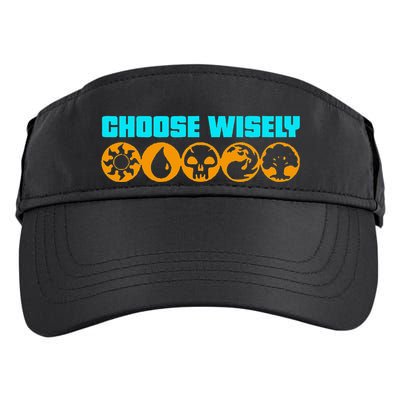 Choose Wisely Gamer M.A.N.A Symbols Gathering Magic Adult Drive Performance Visor