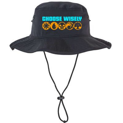 Choose Wisely Gamer M.A.N.A Symbols Gathering Magic Bucket Hat