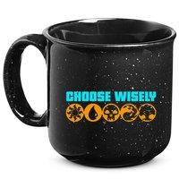 Choose Wisely Gamer M.A.N.A Symbols Gathering Magic 15oz Campfire Ceramic Mug