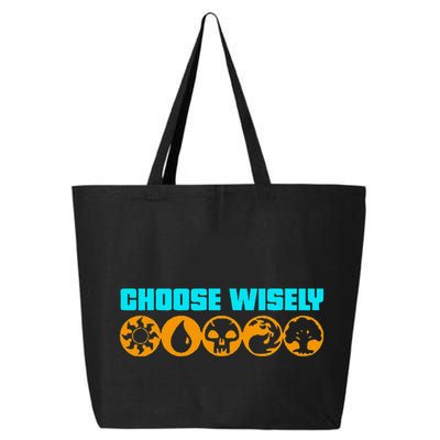 Choose Wisely Gamer M.A.N.A Symbols Gathering Magic 25L Jumbo Tote