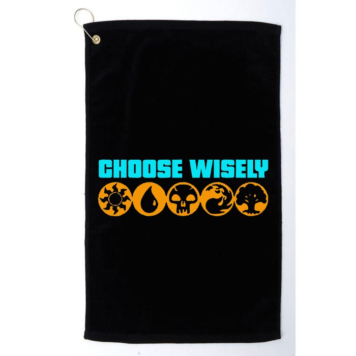 Choose Wisely Gamer M.A.N.A Symbols Gathering Magic Golf Towel