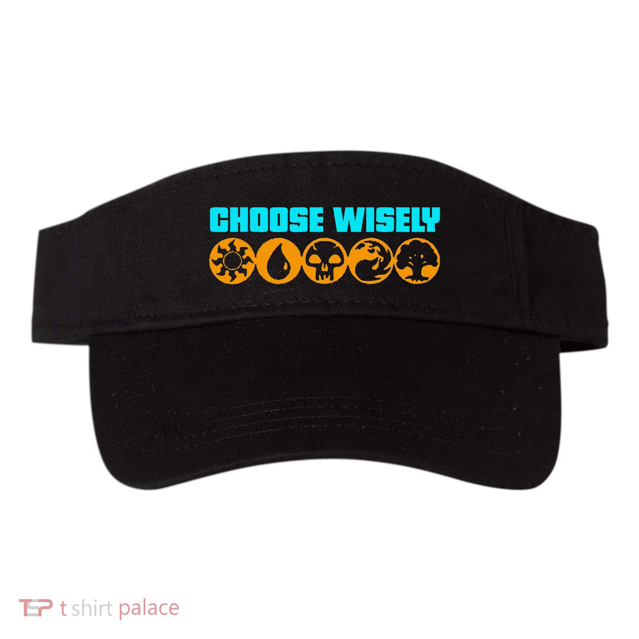 Choose Wisely Gamer M.A.N.A Symbols Gathering Magic Visor