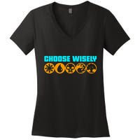Choose Wisely Gamer M.A.N.A Symbols Gathering Magic Women's V-Neck T-Shirt