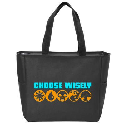 Choose Wisely Gamer M.A.N.A Symbols Gathering Magic Zip Tote Bag