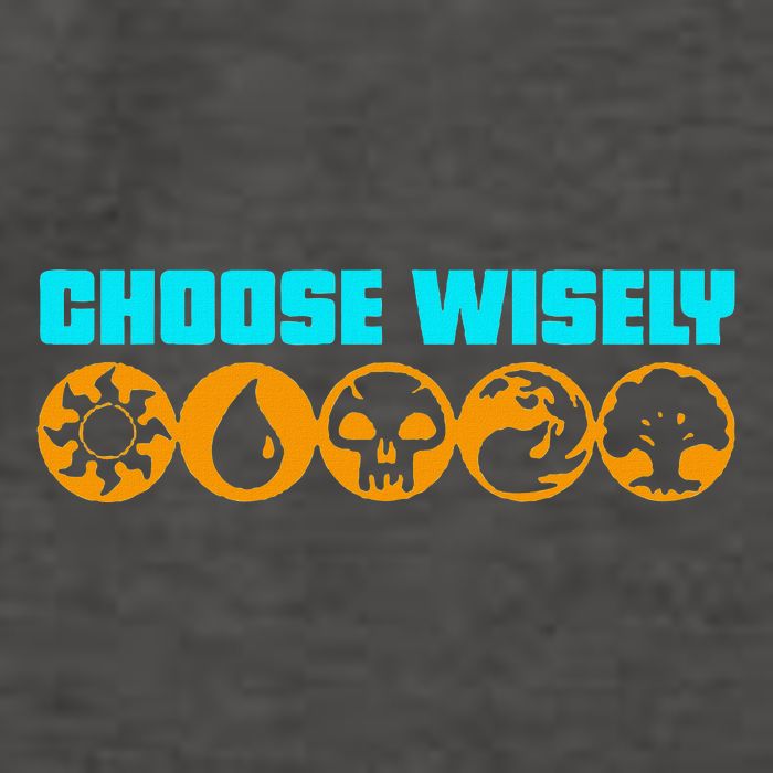 Choose Wisely Gamer M.A.N.A Symbols Gathering Magic Vector Backpack