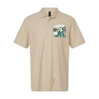 Cat Wave Graphicvintage Funny Japanese Art Anime Softstyle Adult Sport Polo