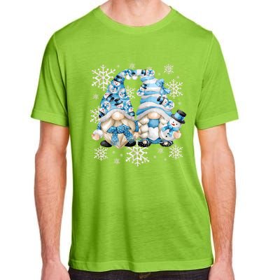 Cute Winter Gnome Gift Funny Snow Decor With Snowflakes Funny Gift Adult ChromaSoft Performance T-Shirt