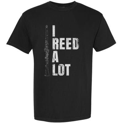 Clarinet Word Game I Reed A Lot Clarinet Player Garment-Dyed Heavyweight T-Shirt