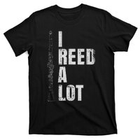 Clarinet Word Game I Reed A Lot Clarinet Player T-Shirt