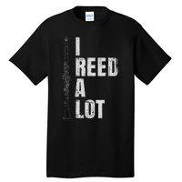 Clarinet Word Game I Reed A Lot Clarinet Player Tall T-Shirt