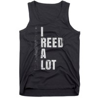 Clarinet Word Game I Reed A Lot Clarinet Player Tank Top