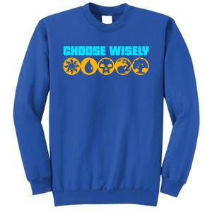 Choose Wisely Gamer A Symbols Gathering Magic Cool Gift Sweatshirt