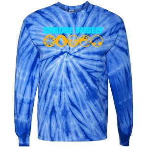 Choose Wisely Gamer A Symbols Gathering Magic Cool Gift Tie-Dye Long Sleeve Shirt