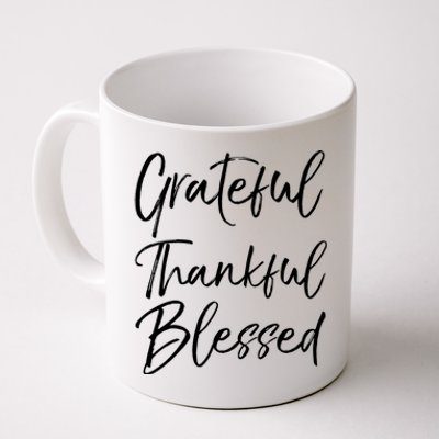 Christian Worship Gift Grateful Thankful Blessed Gift Coffee Mug