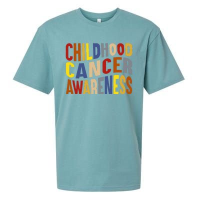 Cancer Warrior Gifts Childhood Cancer Awareness Sueded Cloud Jersey T-Shirt