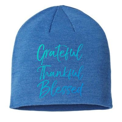 Christian Worship Gift Grateful Thankful Blessed Gift Sustainable Beanie