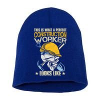 Construction Worker Gift Short Acrylic Beanie