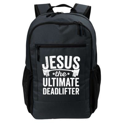 Christian Workout Gift Jesus Ultimate Deadlifter Daily Commute Backpack