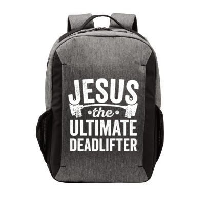 Christian Workout Gift Jesus Ultimate Deadlifter Vector Backpack