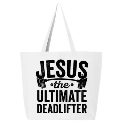 Christian Workout Gift Jesus Ultimate Deadlifter 25L Jumbo Tote