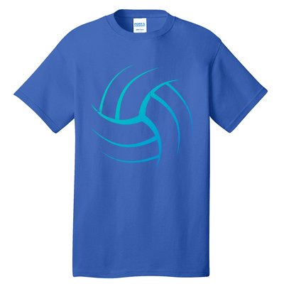 Cute White Graphic Art Volleyball Unique Meaningful Gift Tall T-Shirt