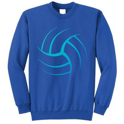 Cute White Graphic Art Volleyball Unique Meaningful Gift Tall Sweatshirt