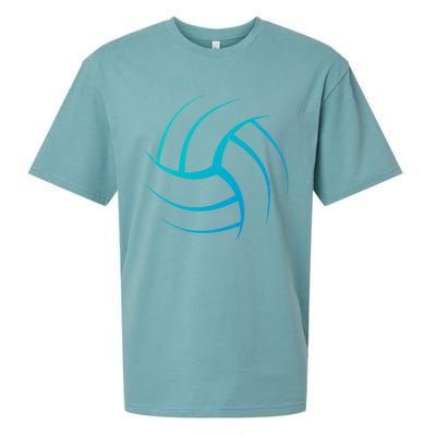 Cute White Graphic Art Volleyball Unique Meaningful Gift Sueded Cloud Jersey T-Shirt