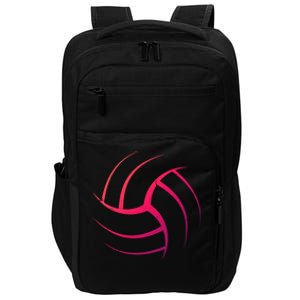 Cute White Graphic Art Volleyball Unique Meaningful Gift Impact Tech Backpack