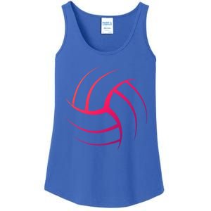 Cute White Graphic Art Volleyball Unique Meaningful Gift Ladies Essential Tank