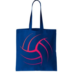 Cute White Graphic Art Volleyball Unique Meaningful Gift Tote Bag