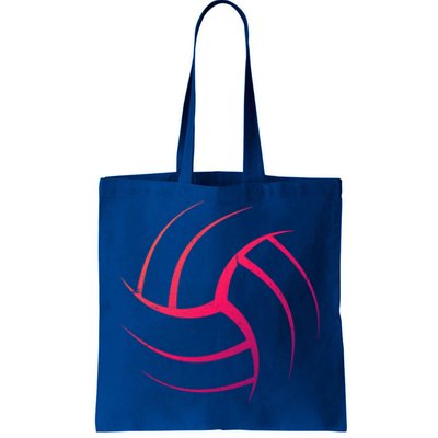 Cute White Graphic Art Volleyball Unique Meaningful Gift Tote Bag