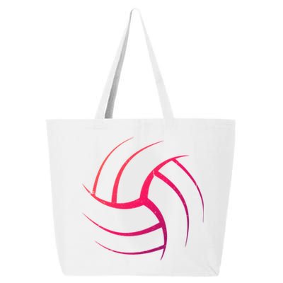 Cute White Graphic Art Volleyball Unique Meaningful Gift 25L Jumbo Tote