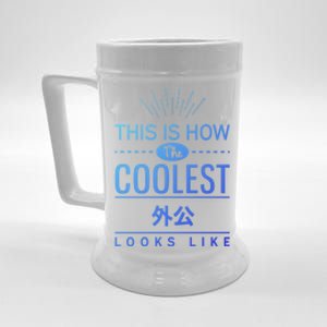 Coolest Wai Gong Chinese Grandpa Funny Gift From Grand Gift Beer Stein