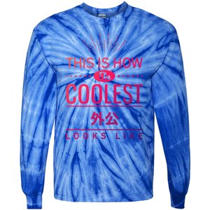 Coolest Wai Gong Chinese Grandpa Funny Gift From Grand Gift Tie-Dye Long Sleeve Shirt