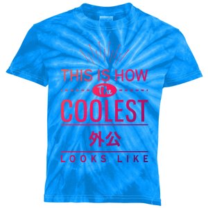 Coolest Wai Gong Chinese Grandpa Funny Gift From Grand Gift Kids Tie-Dye T-Shirt