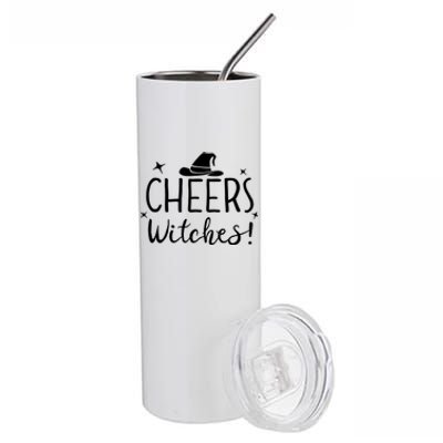 Cheers Witches Gift Up Witches Gift Halloween Witch Gift Stainless Steel Tumbler