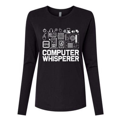 Computer Whisperer Gift It Tech Support Nerds Geek Funny Gift Funny Gift Womens Cotton Relaxed Long Sleeve T-Shirt