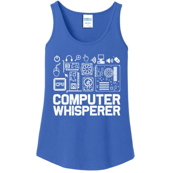 Computer Whisperer Gift It Tech Support Nerds Geek Funny Gift Funny Gift Ladies Essential Tank