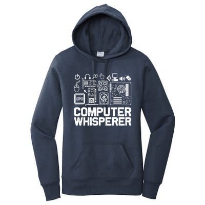 Computer Whisperer Gift It Tech Support Nerds Geek Funny Gift Funny Gift Women's Pullover Hoodie