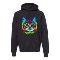 Cat Womens Graphic Tees Graphic Tee Cute Cat Premium Hoodie