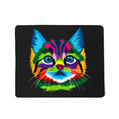 Cat Womens Graphic Tees Graphic Tee Cute Cat Mousepad