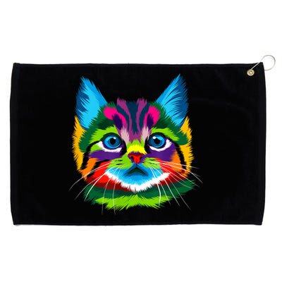 Cat Womens Graphic Tees Graphic Tee Cute Cat Grommeted Golf Towel