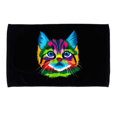 Cat Womens Graphic Tees Graphic Tee Cute Cat Microfiber Hand Towel