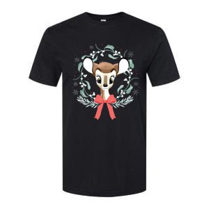 Christmas Wreath Gift Softstyle CVC T-Shirt