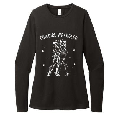 Cow Wrangler Gay Cow Lesbian Femme Lesbian Pride Womens CVC Long Sleeve Shirt