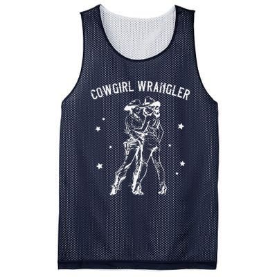 Cow Wrangler Gay Cow Lesbian Femme Lesbian Pride Mesh Reversible Basketball Jersey Tank