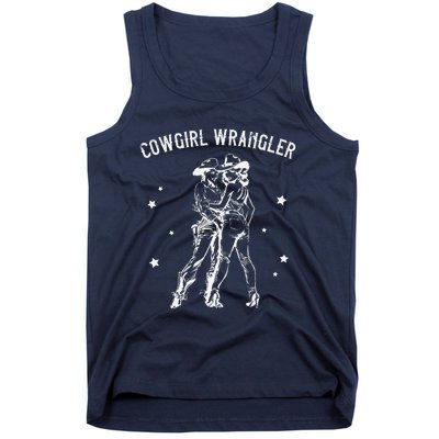 Cow Wrangler Gay Cow Lesbian Femme Lesbian Pride Tank Top